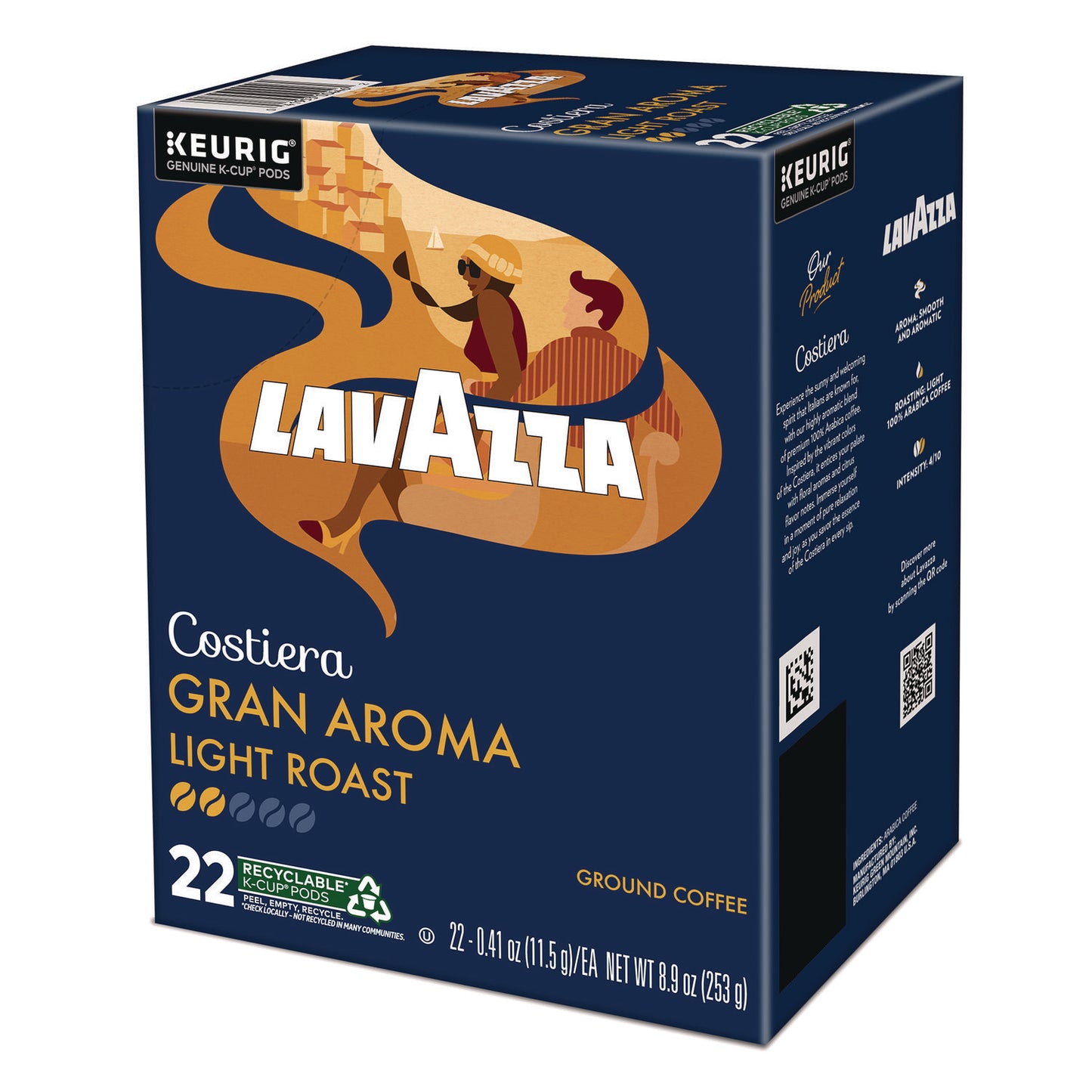 Lavazza Gran Aroma Coffee K-Cups, 22/Box (LAV6002)