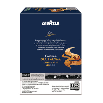 Lavazza Gran Aroma Coffee K-Cups, 22/Box (LAV6002)