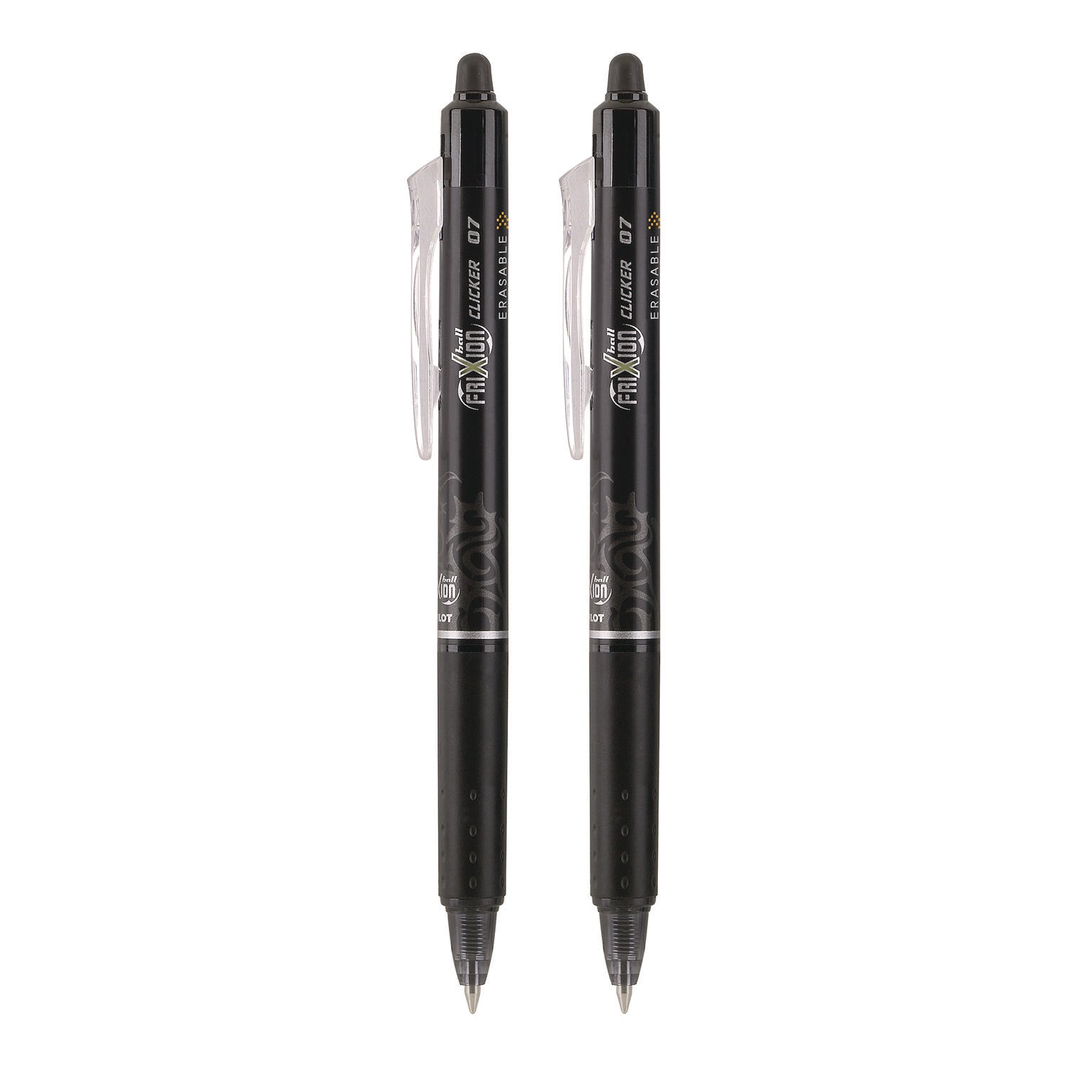 pilot-r-frixion-ball-clicker-erasable-gel-pen-retractable-fine-0-7-mm-black-ink-black-barrel-2-pack-pil31460_3