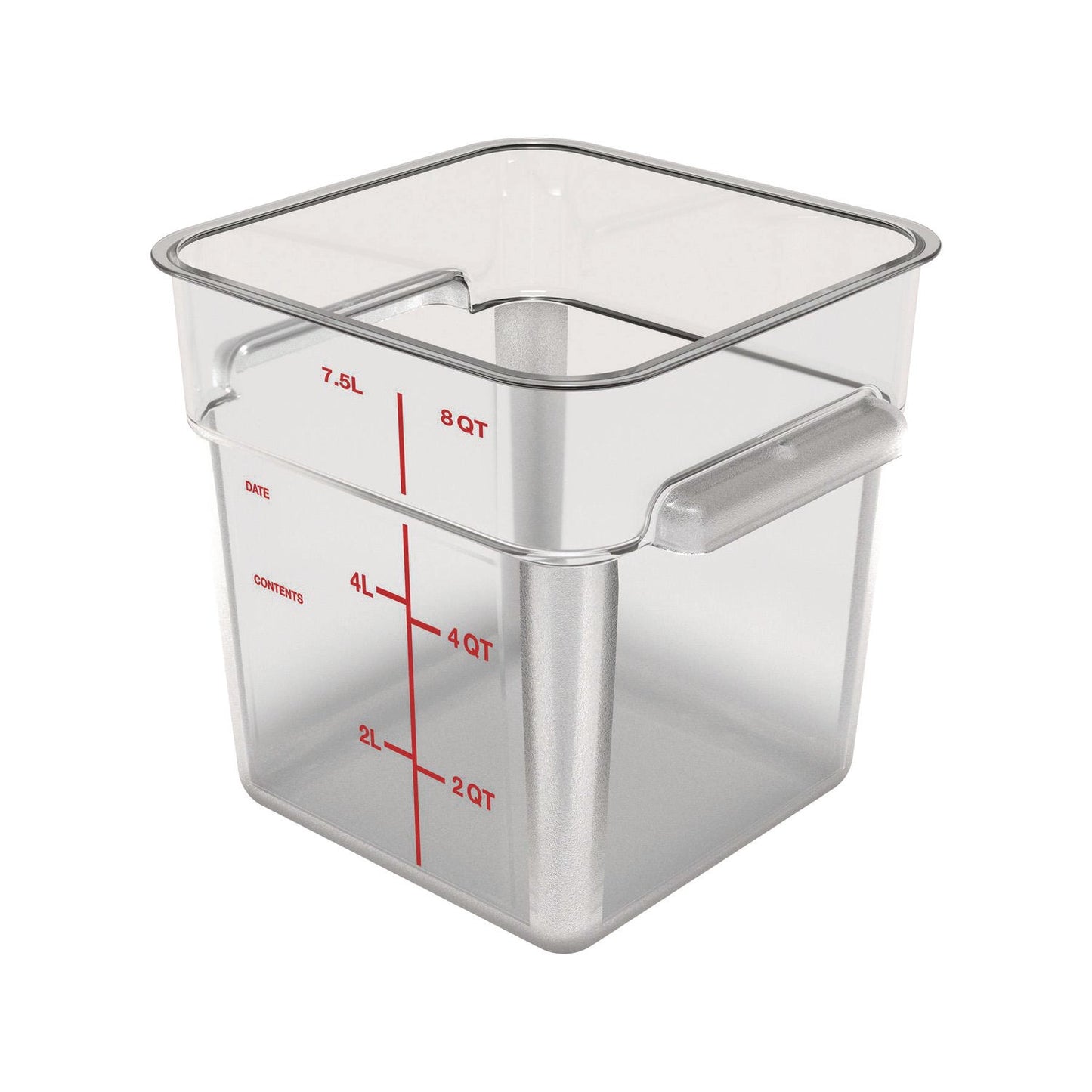 carlisle-squares-polycarbonate-food-storage-container-8-qt-8-75-x-8-75-x-9-clear-plastic-cfs1195307_1