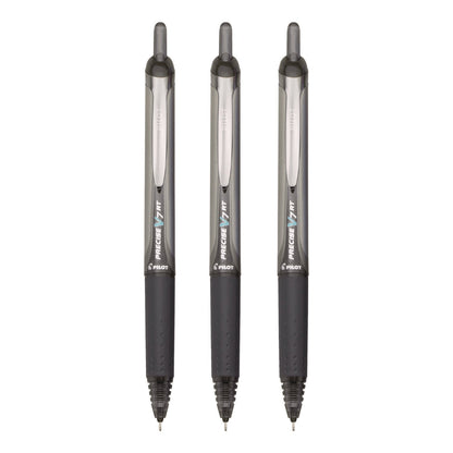 pilot-r-precise-v7rt-rollerball-pen-retractable-fine-0-7-mm-black-ink-black-barrel-3-pack-pil26058_2