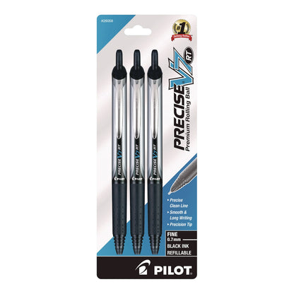 pilot-r-precise-v7rt-rollerball-pen-retractable-fine-0-7-mm-black-ink-black-barrel-3-pack-pil26058_1