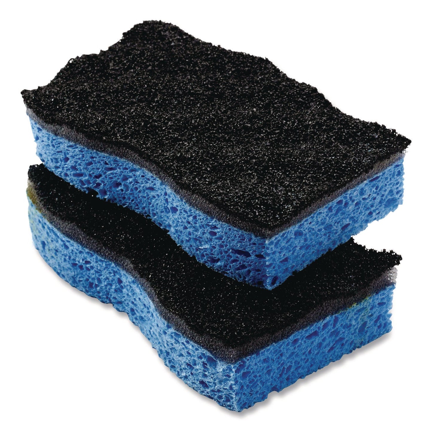o-cedar-r-scrunge-heavy-duty-sponge-2-63-x-4-25-1-thick-black-blue-2-pack-8-packs-carton-fhd148377ct_2