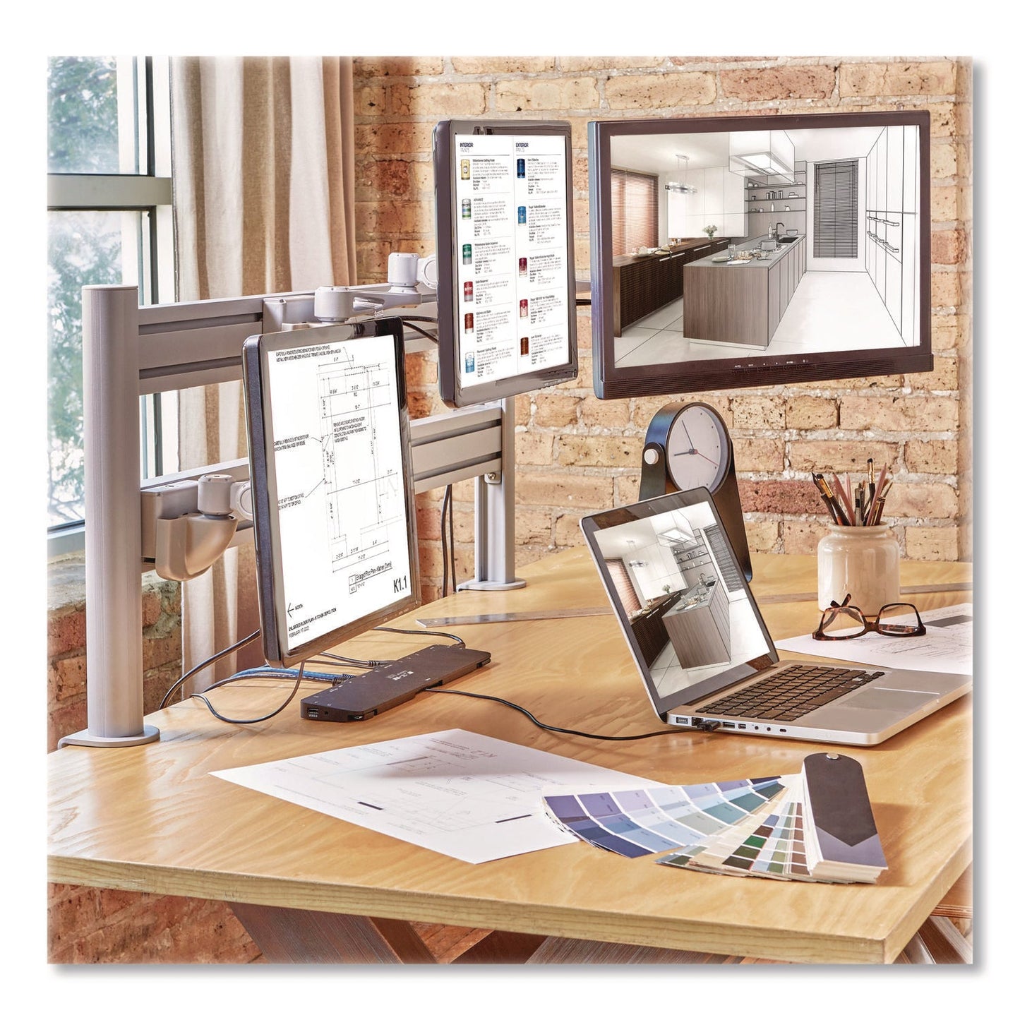tripp-lite-by-eaton-single-extension-monitor-mount-for-slat-wall-system-for-32-tvs-4-9w-x-4-7d-x-14-2h-silver-supports-22-lb-trpdmsw1332mtaa_4