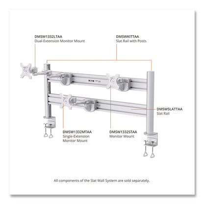 tripp-lite-by-eaton-slat-rail-with-posts-for-slat-wall-system-for-32-tvs-8-1w-x-5-7d-x-5-51h-silver-supports-33-lb-trpdmswkittaa_4