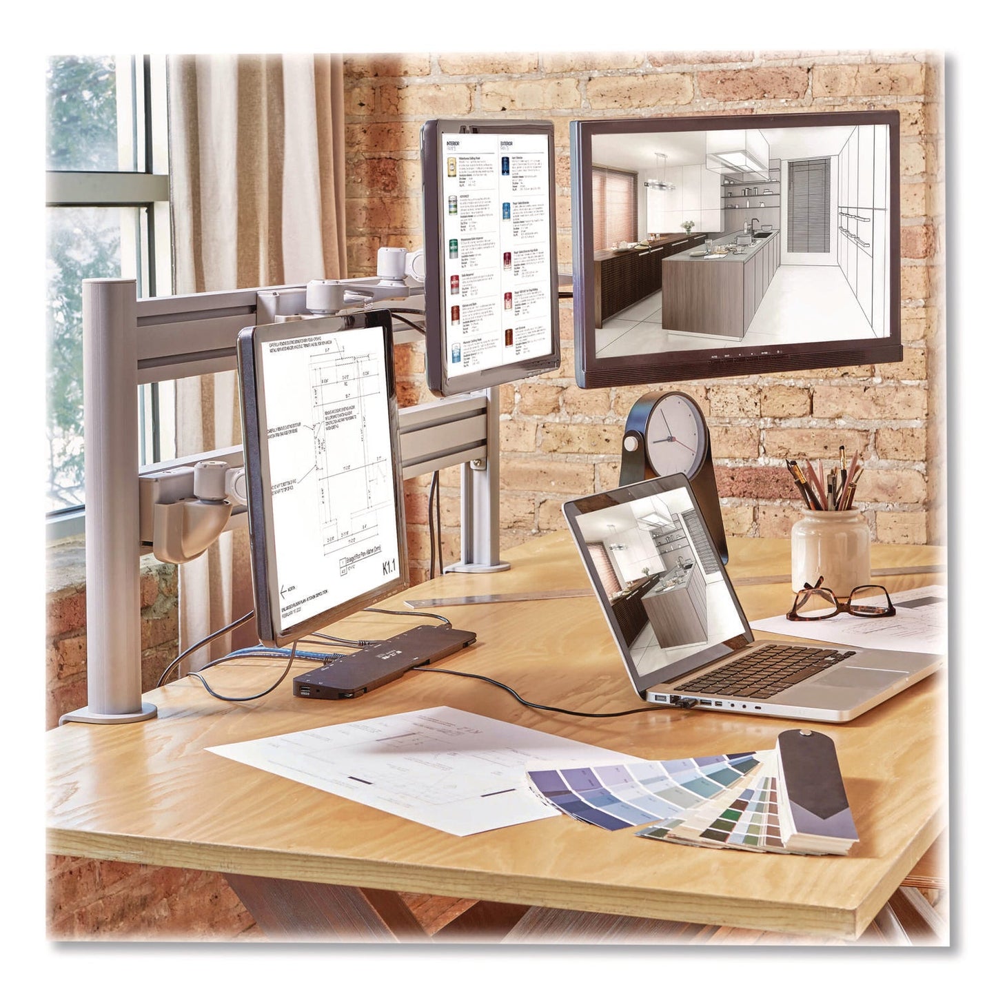 tripp-lite-by-eaton-slat-rail-with-posts-for-slat-wall-system-for-32-tvs-8-1w-x-5-7d-x-5-51h-silver-supports-33-lb-trpdmswkittaa_5