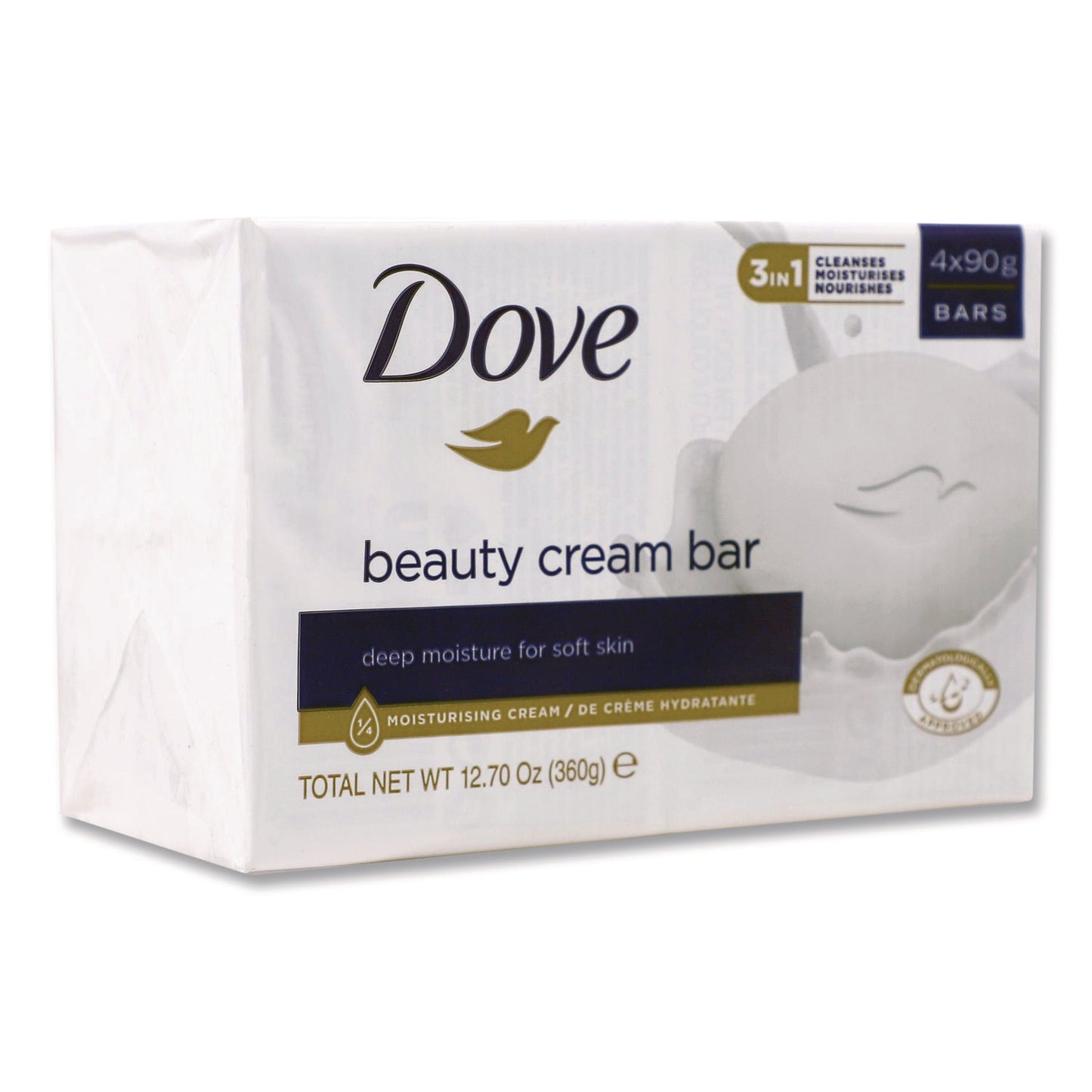 Dove® Moisturizing Bar Soap, Pleasant Scent, 3.15 oz, 48/Carton (DVOCB370944)