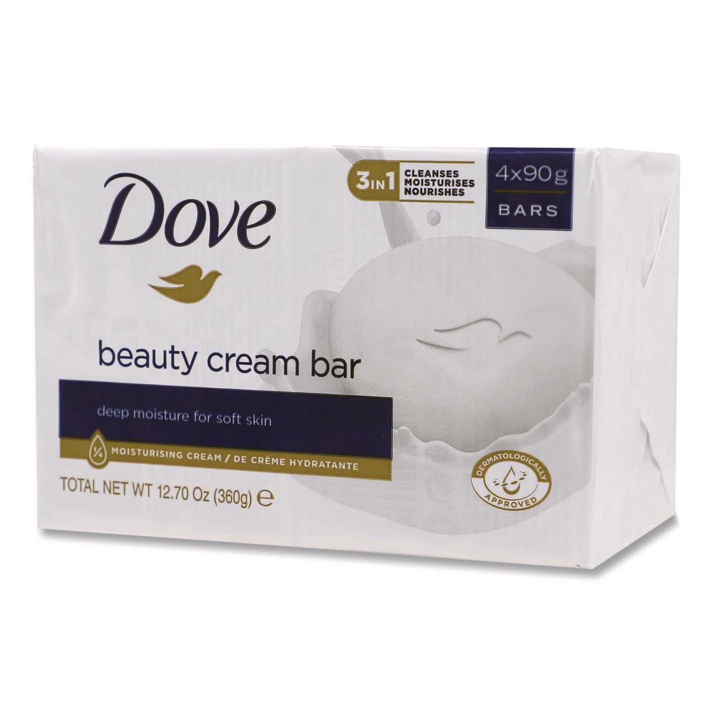 Dove® Moisturizing Bar Soap, Pleasant Scent, 3.15 oz, 48/Carton (DVOCB370944)