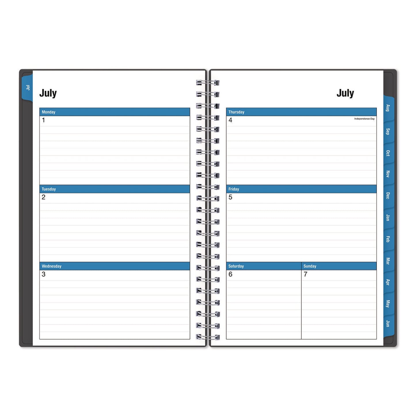 blue-sky-r-collegiate-academic-year-weekly-monthly-planner-8-x-5-charcoal-gray-cover-12-month-july-2024-to-june-2025-bls100139a25_2