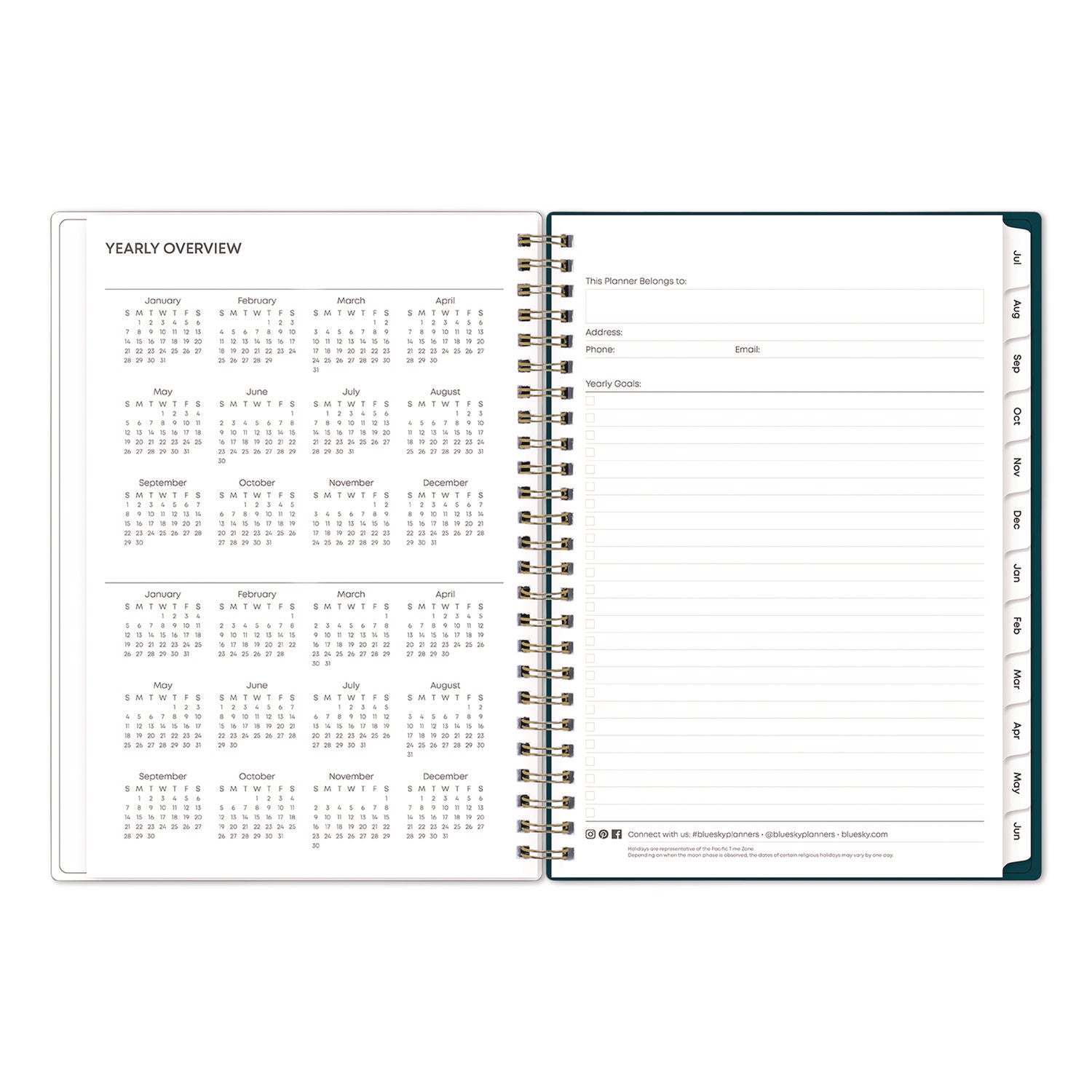 blue-sky-r-greta-academic-year-weekly-monthly-planner-floral-artwork-8-63-x-5-88-green-cover-12-month-july-2024-to-june-2025-bls136482a25_4