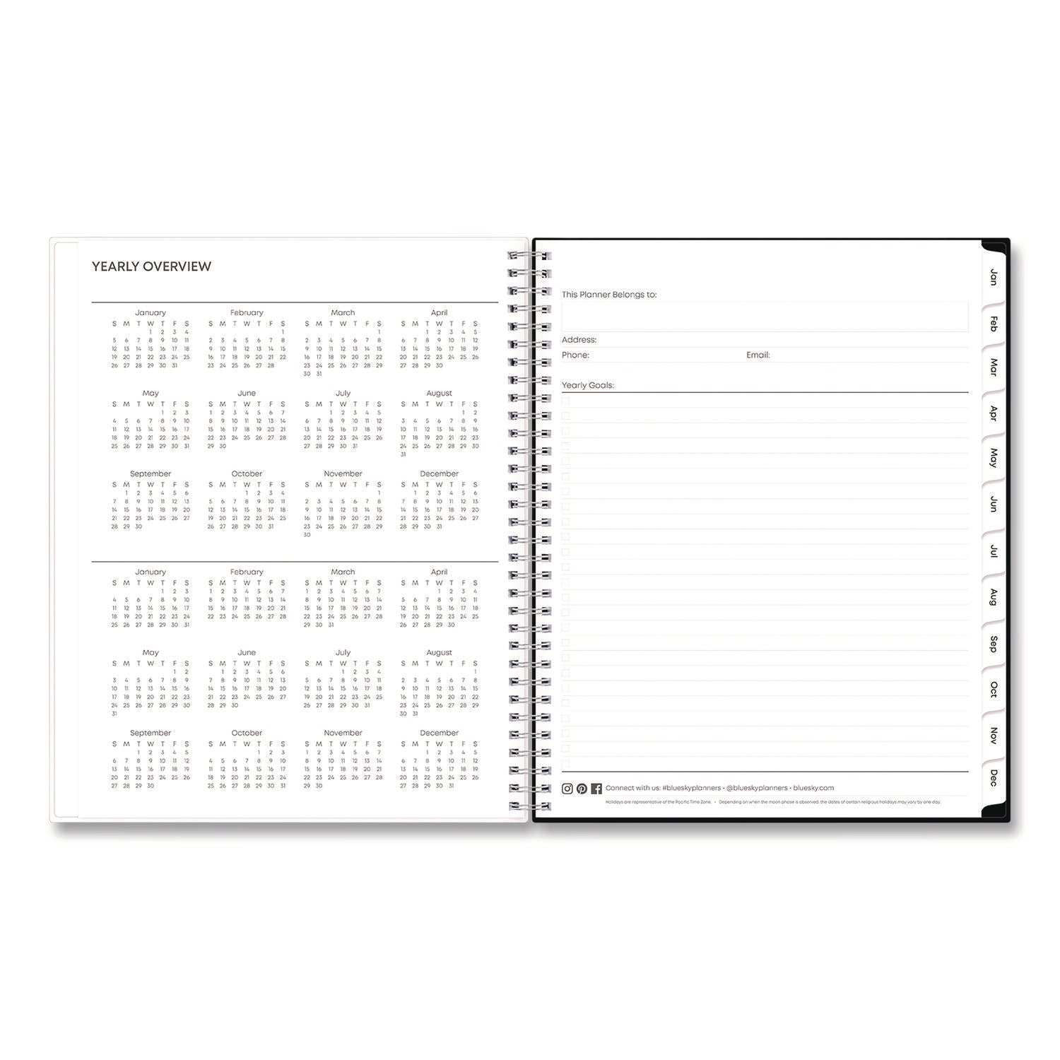 blue-sky-r-analeis-create-your-own-cover-weekly-monthly-planner-floral-artwork-11-x-8-5-white-black-coral-12-month-jan-dec-2025-bls10000125_5