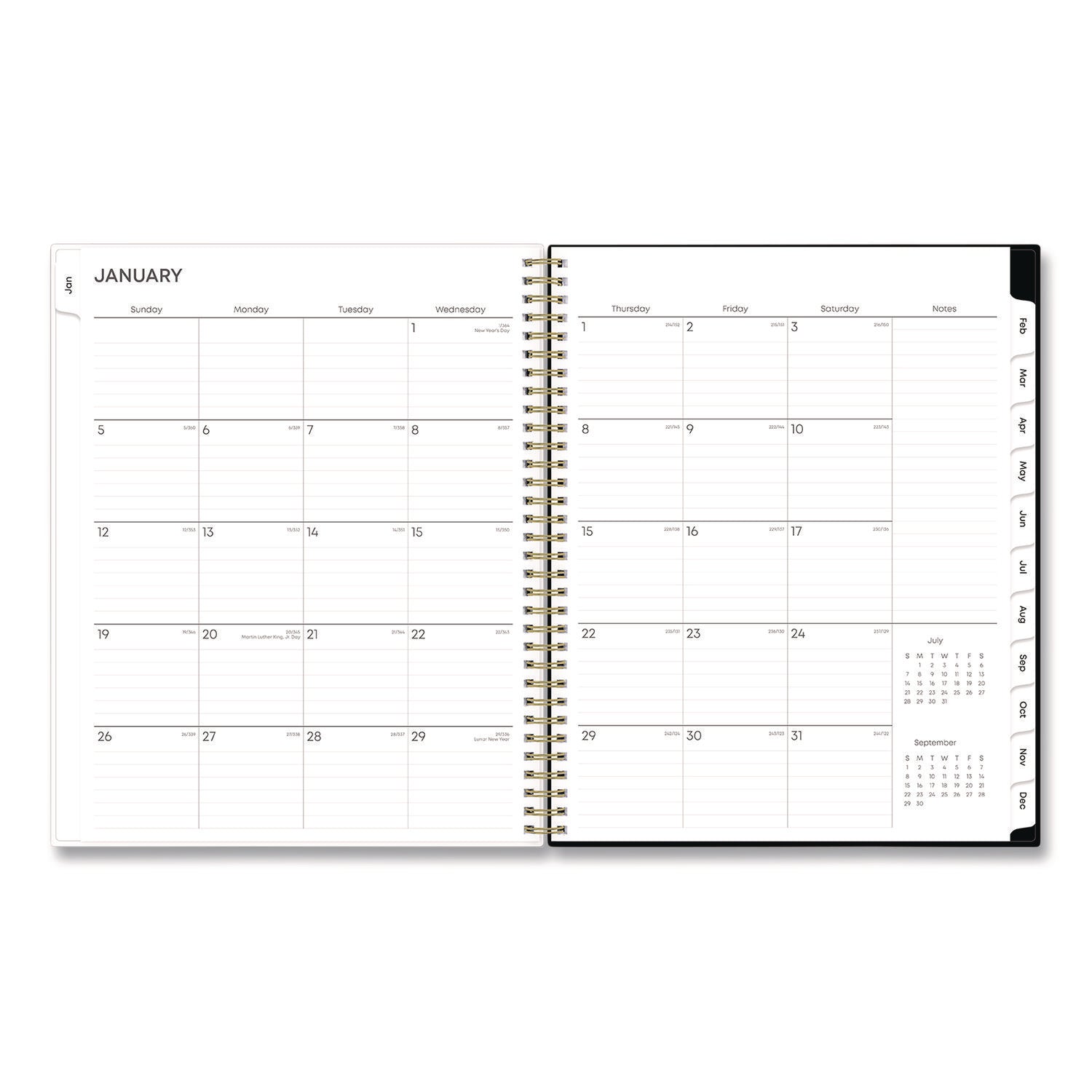 blue-sky-r-baccara-dark-create-your-own-cover-weekly-monthly-planner-floral-11-x-8-5-gray-white-gold-cover-12-month-jan-dec-2025-bls11021125_3