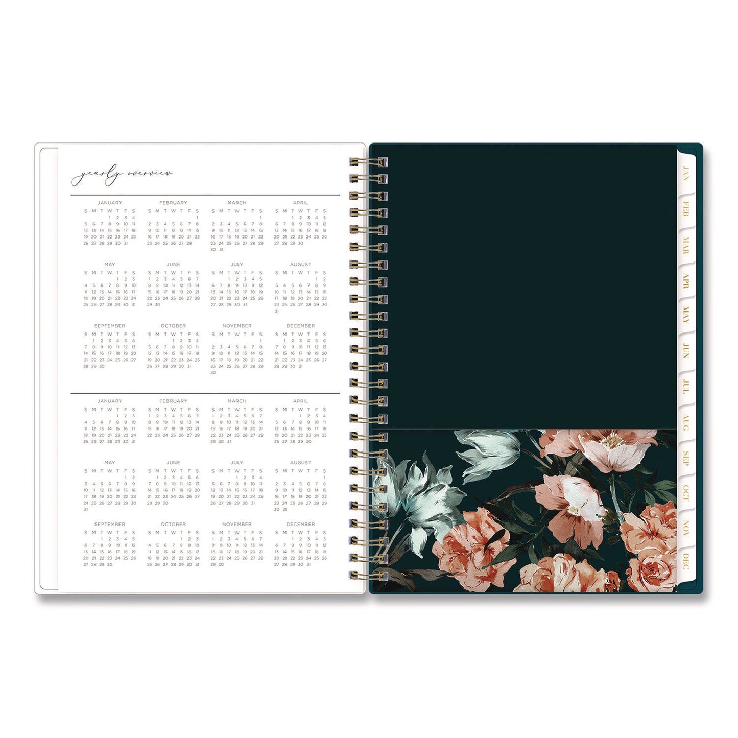 blue-sky-r-life-note-it-dania-dark-weekly-monthly-planner-floral-artwork-8-63-x-5-88-multicolor-cover-12-month-jan-to-dec-2025-bls13947825_4