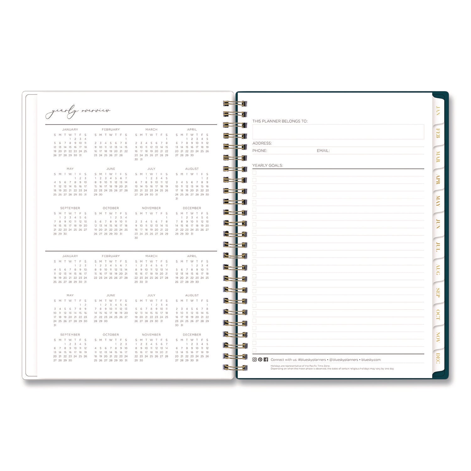 blue-sky-r-life-note-it-dania-dark-weekly-monthly-planner-floral-artwork-8-63-x-5-88-multicolor-cover-12-month-jan-to-dec-2025-bls13947825_5