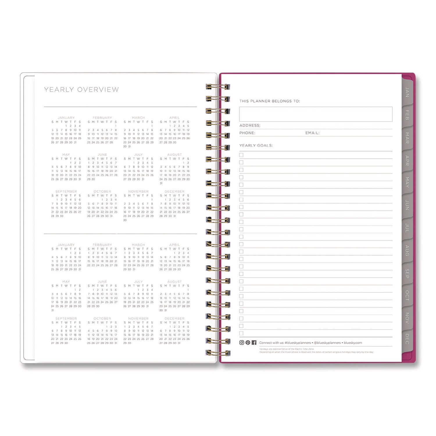 blue-sky-r-kelly-ventura-magenta-bloom-weekly-monthly-planner-floral-artwork-8-x-5-multicolor-cover-12-month-jan-to-dec-2025-bls14094725_4