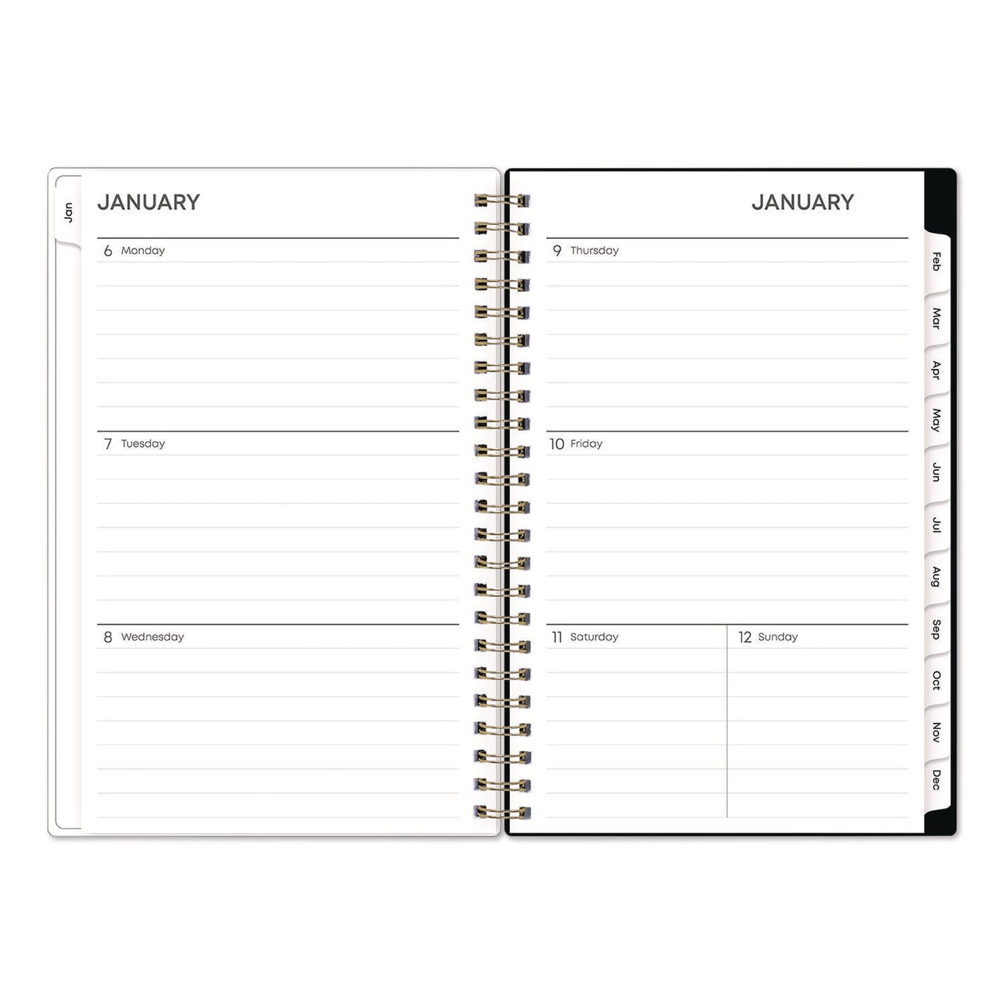 blue-sky-r-nevaeh-weekly-monthly-planner-wildflowers-artwork-8-x-5-multicolor-black-cover-12-month-jan-to-dec-2025-bls14394625_2