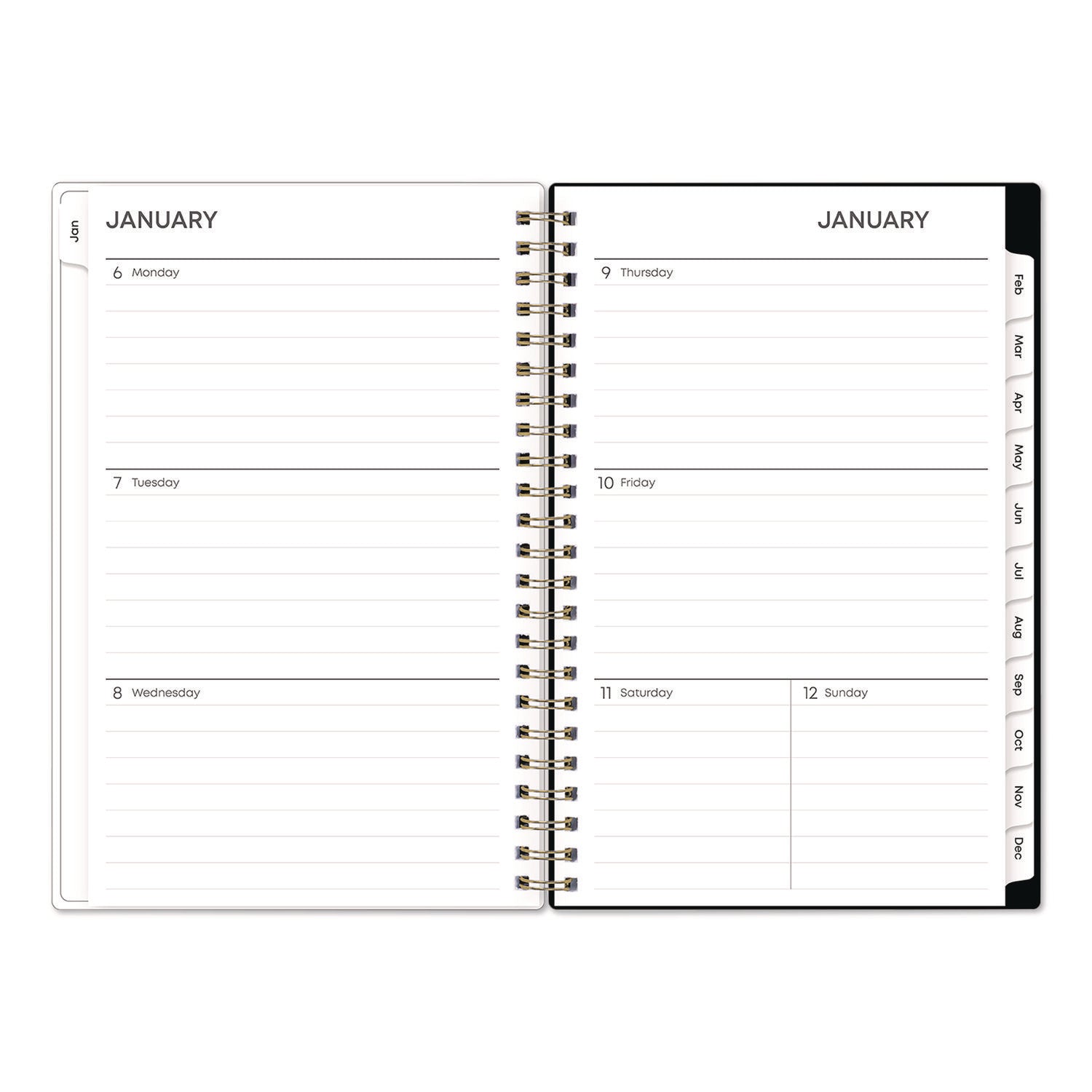 blue-sky-r-nevaeh-weekly-monthly-planner-wildflowers-artwork-8-x-5-multicolor-black-cover-12-month-jan-to-dec-2025-bls14394625_2