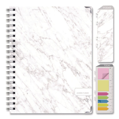 global-printed-products-marble-academic-year-weekly-monthly-planner-11-x-8-5-white-marble-cover-14-month-june-2024-to-july-2025-gpuay24851106s_2