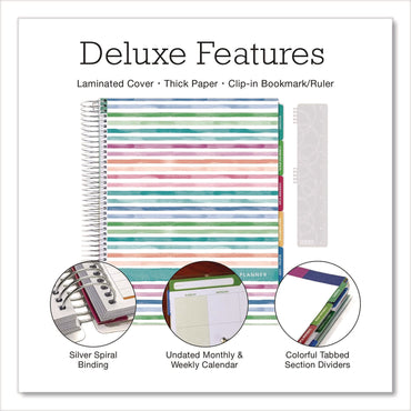 global-printed-products-deluxe-teachers-academic-planner-weekly-monthly-seven-class-period-per-two-page-spread-11-x-8-5-multicolor-rainbow-cover-gpudtp0001u22s_2