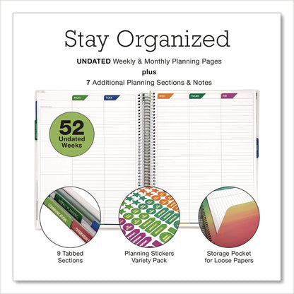 global-printed-products-deluxe-teachers-academic-planner-weekly-monthly-seven-class-period-per-two-page-spread-11-x-8-5-multicolor-rainbow-cover-gpudtp0001u22s_3