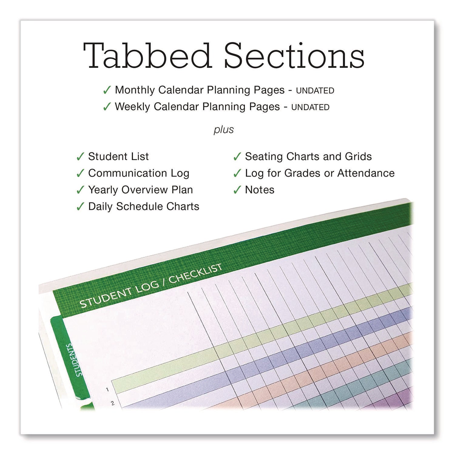 global-printed-products-deluxe-teachers-academic-planner-weekly-monthly-seven-class-period-per-two-page-spread-11-x-8-5-multicolor-rainbow-cover-gpudtp0001u22s_5