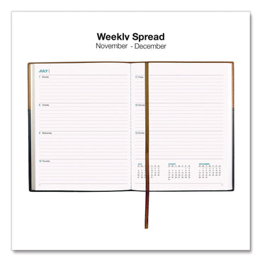 global-printed-products-deluxe-weekly-monthly-planner-10-x-8-black-brown-cover-14-month-nov-2024-to-dec-2025-gpuspls25brn810_2