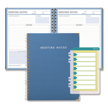 global-printed-products-meeting-notes-book-space-for-up-to-159-meetings-meeting-minutes-notes-format-blue-gold-cover-80-11-x-8-5-sheets-gpuspls0118bl_2
