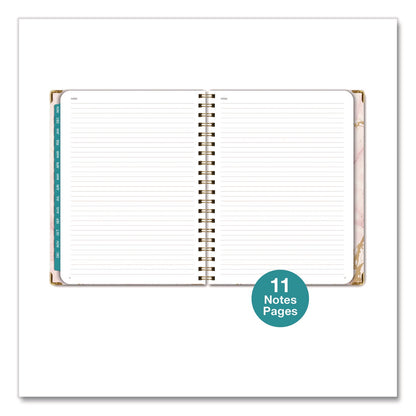 global-printed-products-marble-weekly-monthly-planner-11-x-8-5-pink-marble-gold-cover-14-month-nov-2024-to-dec-2025-gpuspls25851101_4