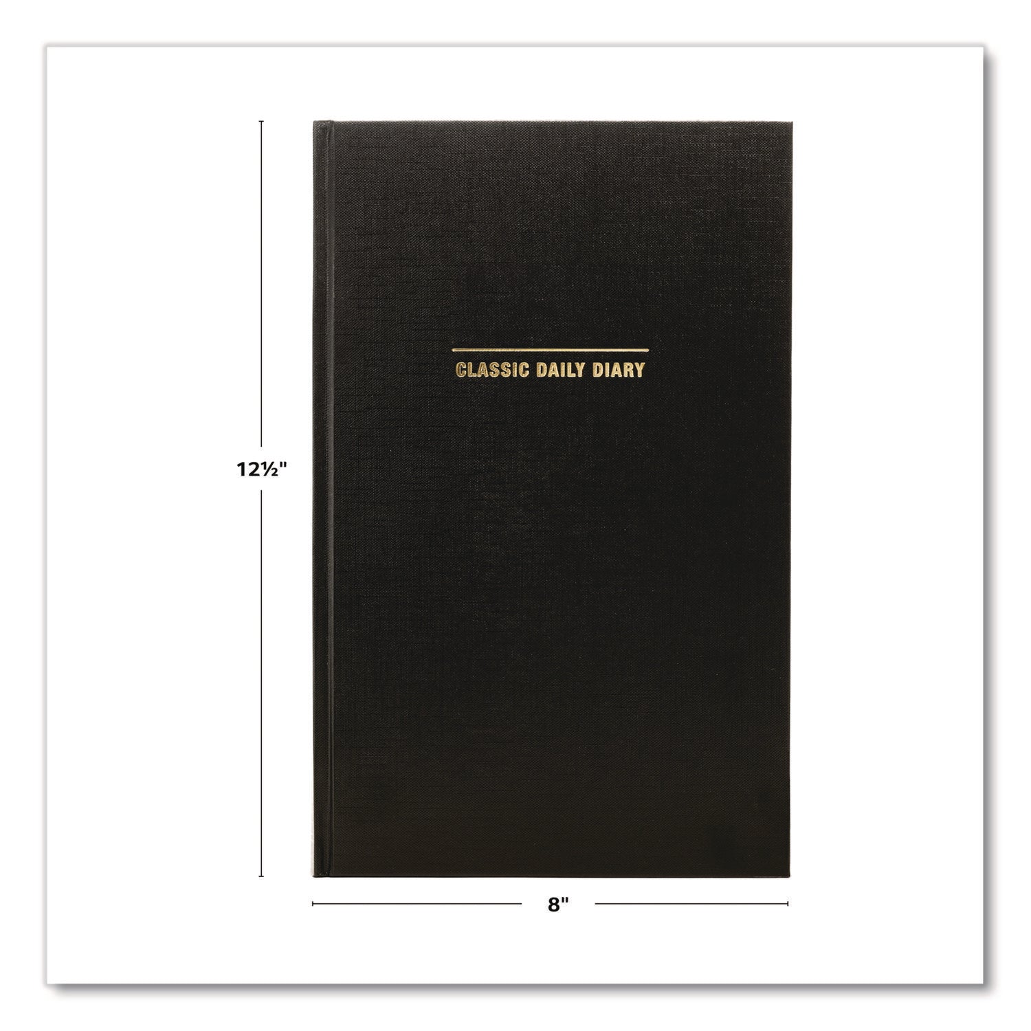 global-printed-products-classic-hardbound-daily-planner-12-5-x-8-black-gold-cover-12-month-jan-to-dec-2025-gpusplssdcy25bk_5