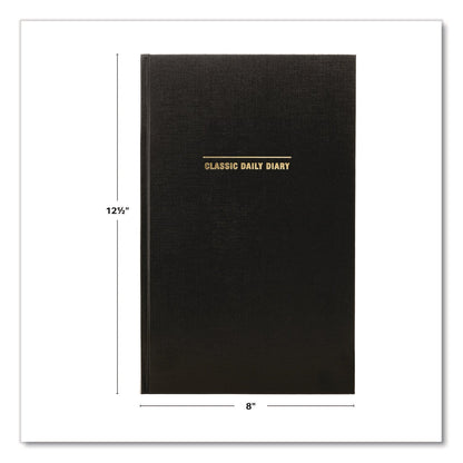 global-printed-products-classic-hardbound-daily-planner-12-5-x-8-black-gold-cover-12-month-jan-to-dec-2025-gpusplssdcy25bk_5