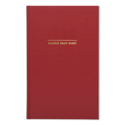 global-printed-products-classic-hardbound-daily-planner-12-5-x-8-red-gold-cover-12-month-jan-to-dec-2025-gpusplssdcy25rd_1