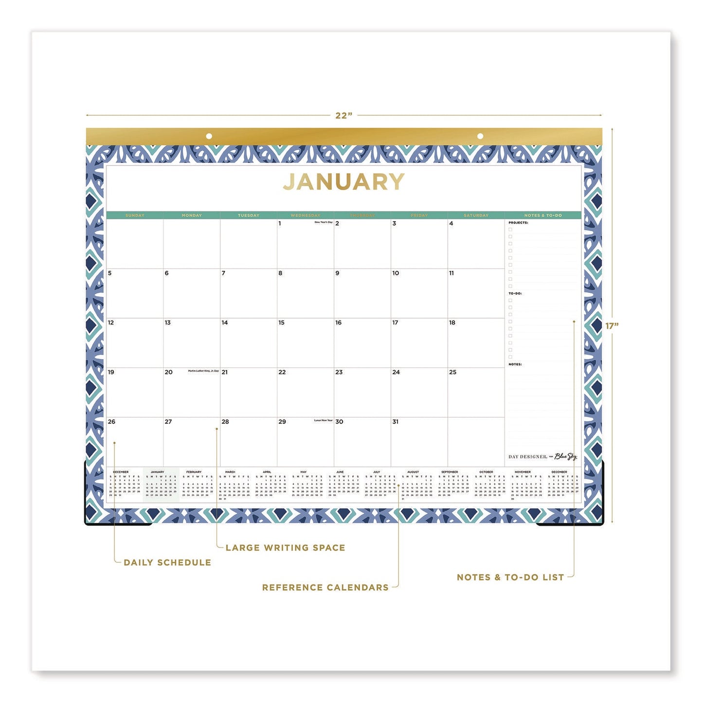 blue-sky-r-tile-desk-pad-calendar-geometric-artwork-22-x-17-white-sheets-gold-headband-clear-corners-12-month-jan-to-dec-2025-bls13369425_2