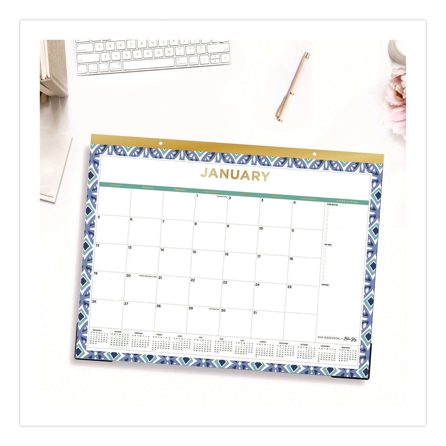 blue-sky-r-tile-desk-pad-calendar-geometric-artwork-22-x-17-white-sheets-gold-headband-clear-corners-12-month-jan-to-dec-2025-bls13369425_3