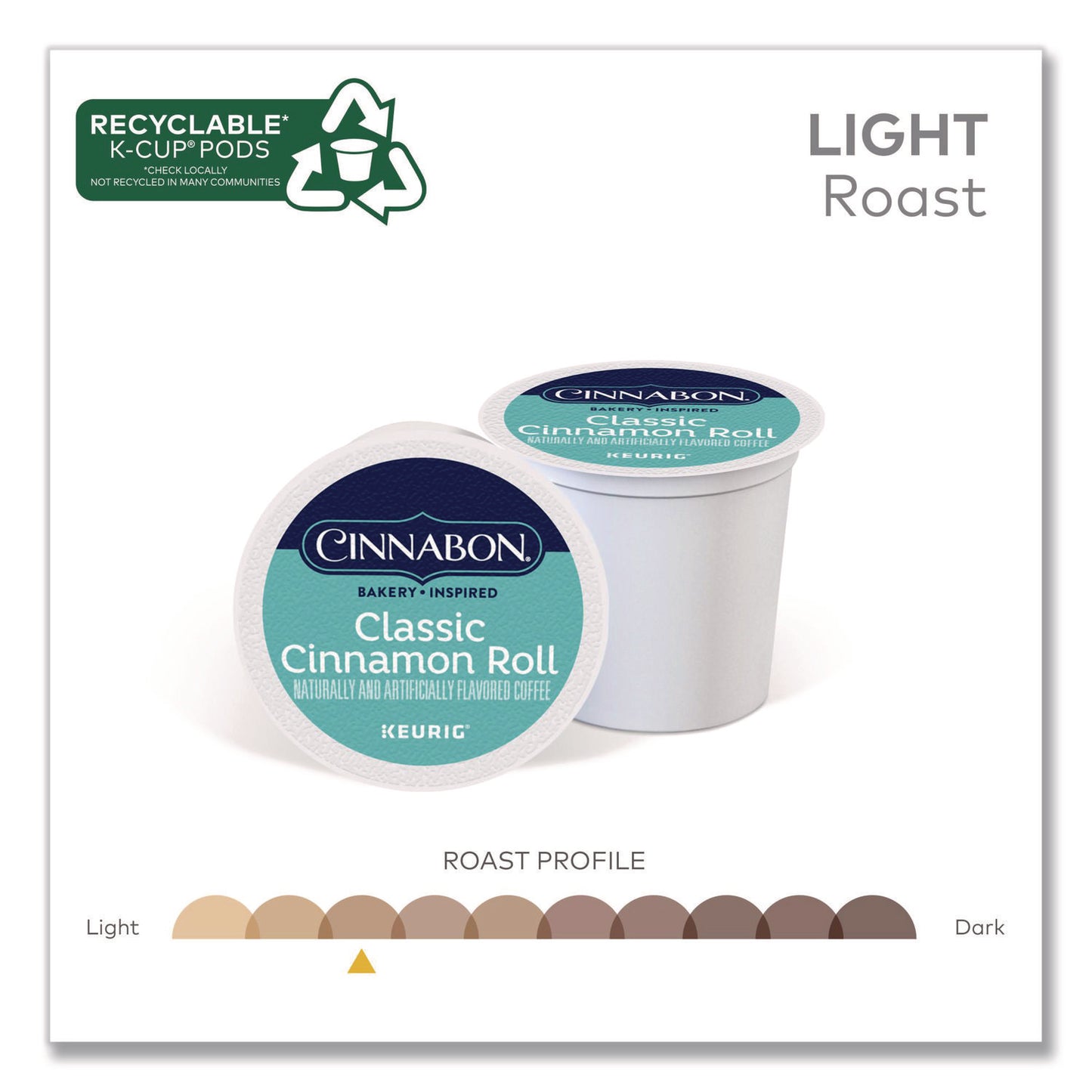 Cinnabon® Cinnabon Classic Cinnamon Roll Coffee K-Cups, 96/Carton (GMT6305CT)
