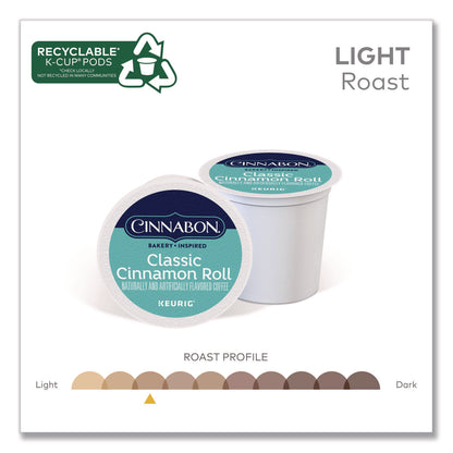 Cinnabon® Cinnabon Classic Cinnamon Roll Coffee K-Cups, 96/Carton (GMT6305CT)