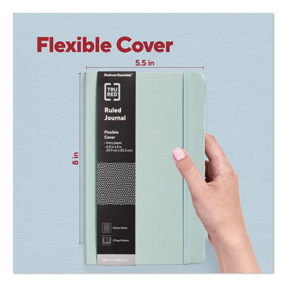 tru-red-flexible-cover-business-journal-1-subject-narrow-rule-sage-cover-128-5-5-x-8-sheets-tudtr61955_3