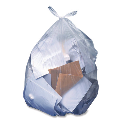 Heritage Linear Low-Density Can Liners, 30 gal, 1.1 mil, 36" x 30", Clear, Flat Pack, 250/Carton (HERH6036SC)