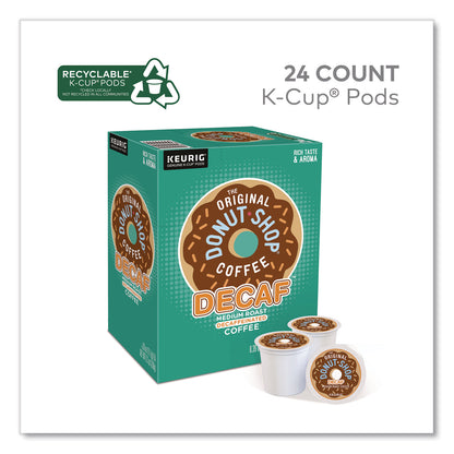 The Original Donut Shop® Decaf Coffee K-Cups, 0.39 oz, 22/Box (DIE60224101)