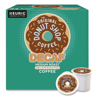 The Original Donut Shop® Decaf Coffee K-Cups, 0.39 oz, 22/Box (DIE60224101)