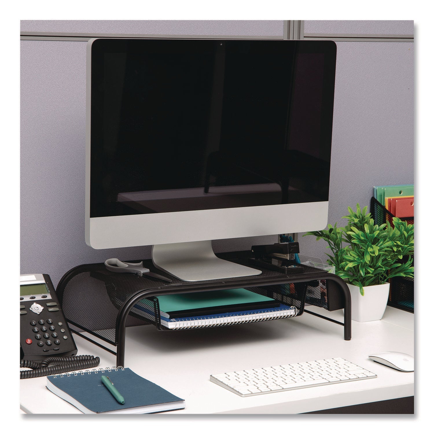 mind-reader-metal-mesh-monitor-stand-with-paper-tray-20-x-11-5-x-5-5-black-supports-33-lb-2-pack-ems2meshmonblk_2