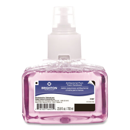 brighton-professional-antibacterial-foaming-hand-soap-refill-for-ltx-dispenser-plum-scent-23-6-oz-3-carton-gojbpr50954_4