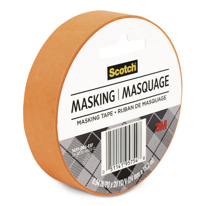 Scotch® Expressions Masking Tape, 3" Core, 0.94" x 20 yds, Tangerine (MMM3437ORG)