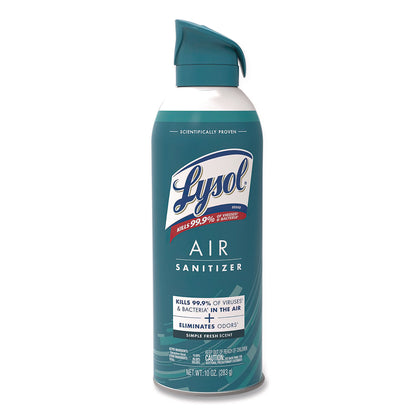 LYSOL® Brand Air Sanitizer Spray, Simple Fresh Scent, 10 oz Aerosol Spray (RAC1920099350)