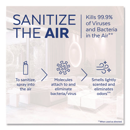 LYSOL® Brand Air Sanitizer Spray, White Linen, 10 oz Aerosol Spray (RAC1920099351)