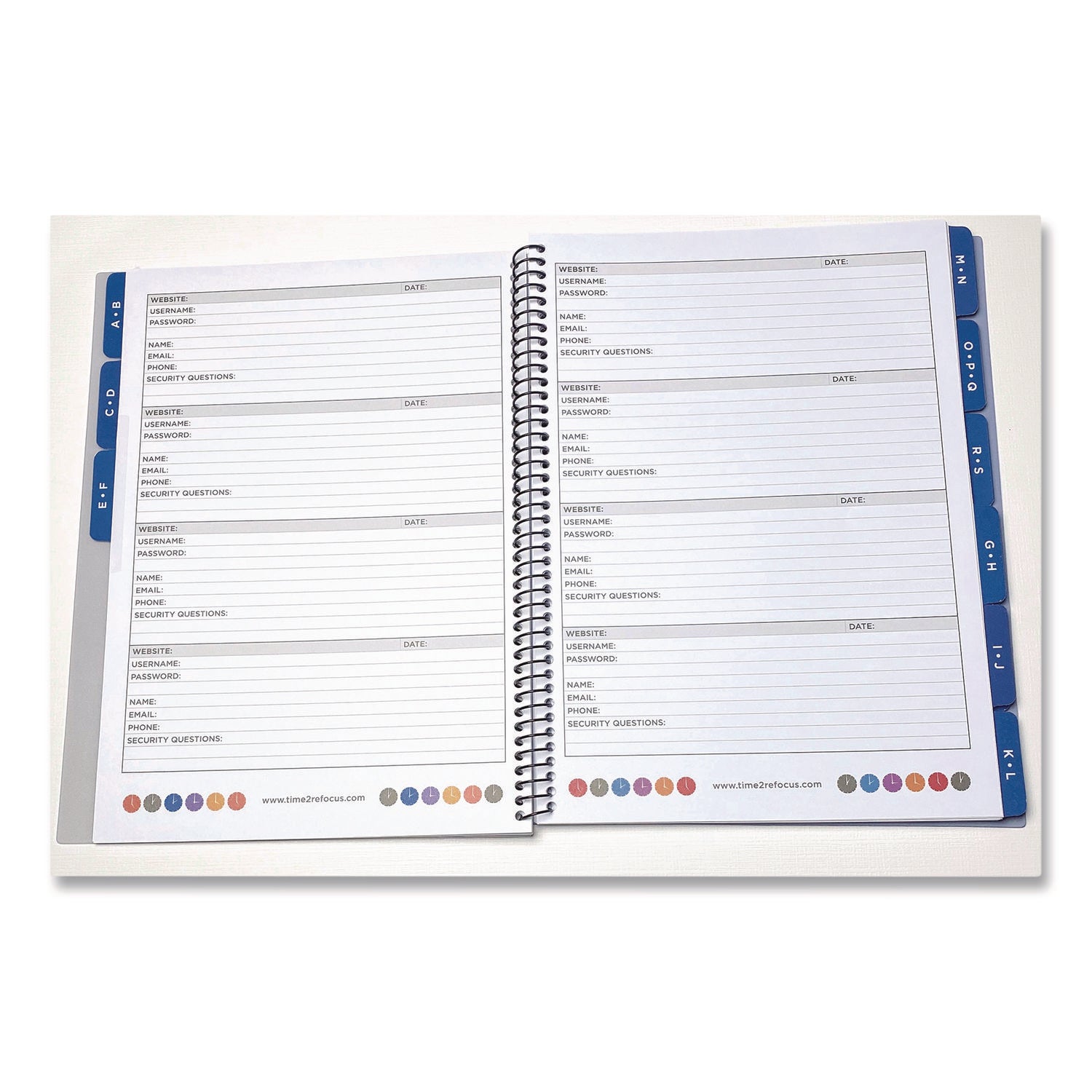 re-focus-the-creative-office-large-password-log-book-384-total-entries-4-entries-page-black-plastic-cover-48-10-x-7-5-sheets-rfclargepwbookb_2