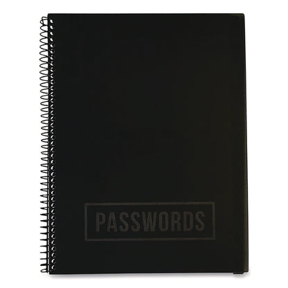 re-focus-the-creative-office-large-password-log-book-384-total-entries-4-entries-page-black-plastic-cover-48-10-x-7-5-sheets-rfclargepwbookb_1