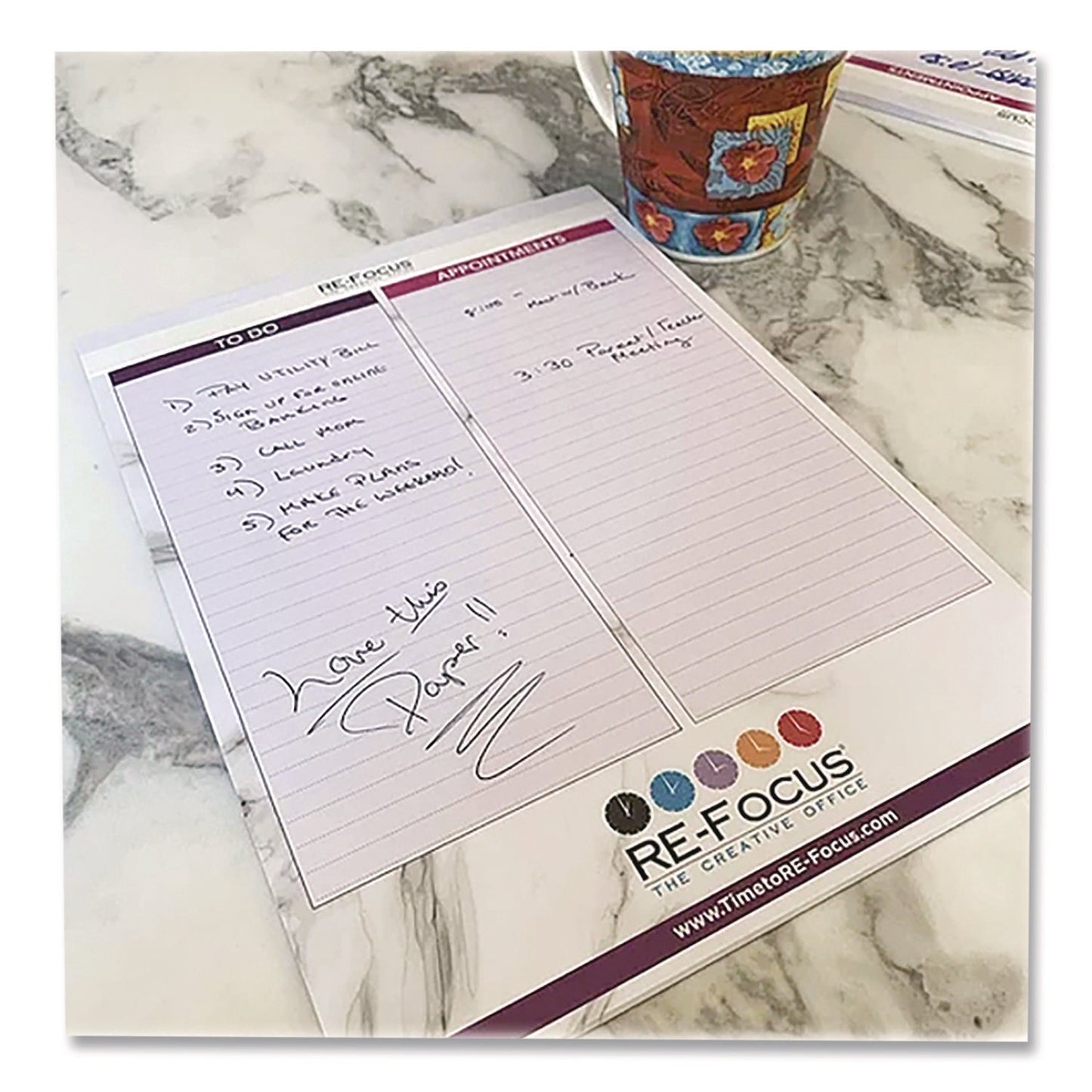 re-focus-the-creative-office-premium-legal-pads-to-do-appointment-lists-list-format-30-light-purple-dark-purple-white-marble-8-5-x-11-sheets-2-pack-rfcpinklegalpad_4