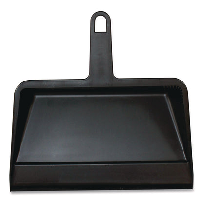 Impact® Value-Plus Dustpan, 12" x 11", Polypropylene, Black (IMP710)