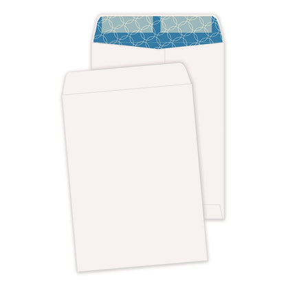 Quality Park™ Redi-Strip Security Tinted Envelope, Antimicrobial, #10 1/2, Cheese Blade Flap, Redi-Strip Closure, 9 x 12, White, 100/Box (QUA41415)