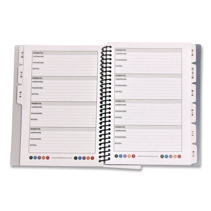 re-focus-the-creative-office-small-mini-password-log-book-480-total-entries-4-entries-page-black-plastic-cover-60-7-x-5-5-sheets-rfcsmblkpwbook_3